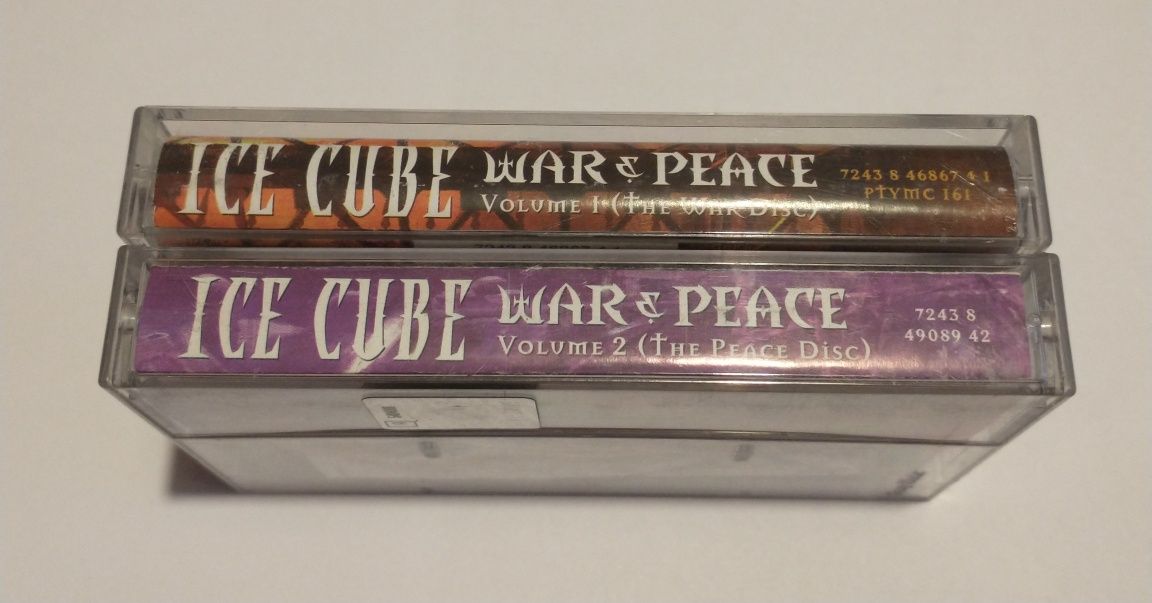 Ice Cube - War & Peace vol.1 i 2 - zestaw kaset magnetofonowych unikat