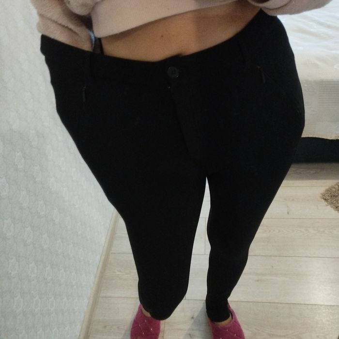 Лосіни L/ XL чорні жіночі новий стан