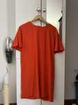 Vestido midi - laranja feminina