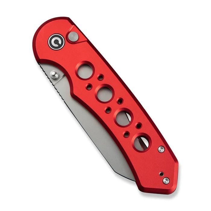 Nóż składany Civivi Pragma Prime Red Aluminium, Stonewashed 14C28N