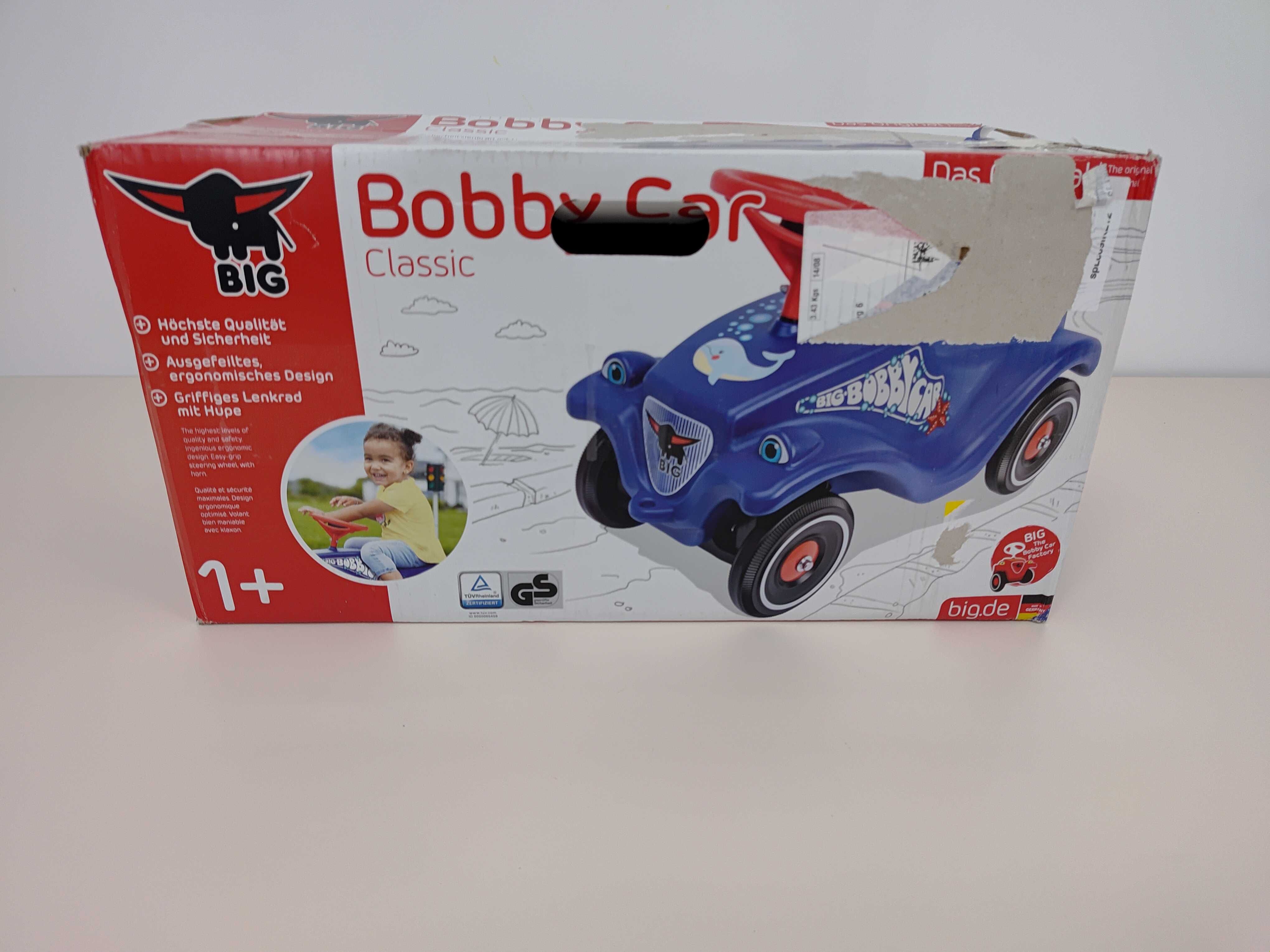 Jeździk Big 56130 Niebieski z delfinkiem/K