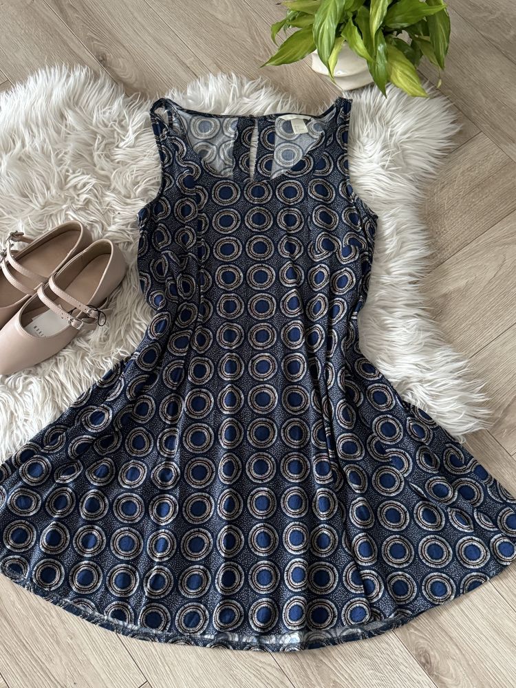 H&M letnia sukienka 100% wiskoza,rozmiar 36