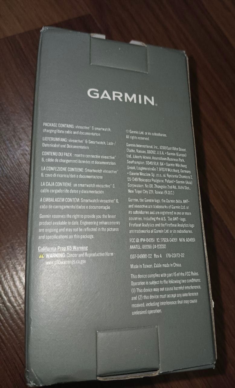 Garmin Vivoactive 6 Metallic Jasper Green
