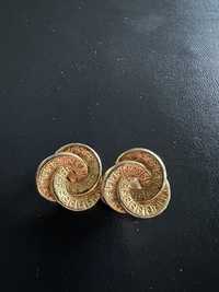 Vintage 1980 FENDI Clip Earrings