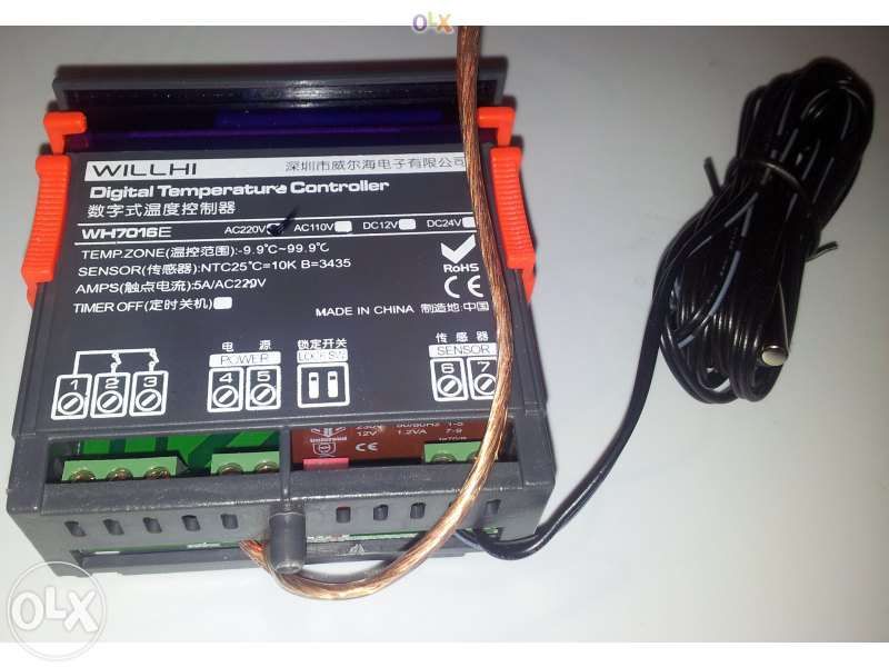 Controladora de Temperatura Digital com Sensor