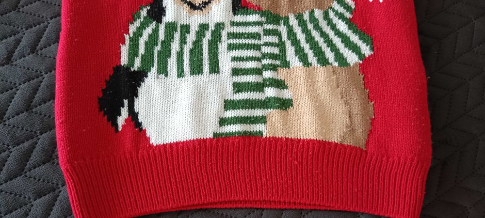 Sweterek świąteczny dziecięcy