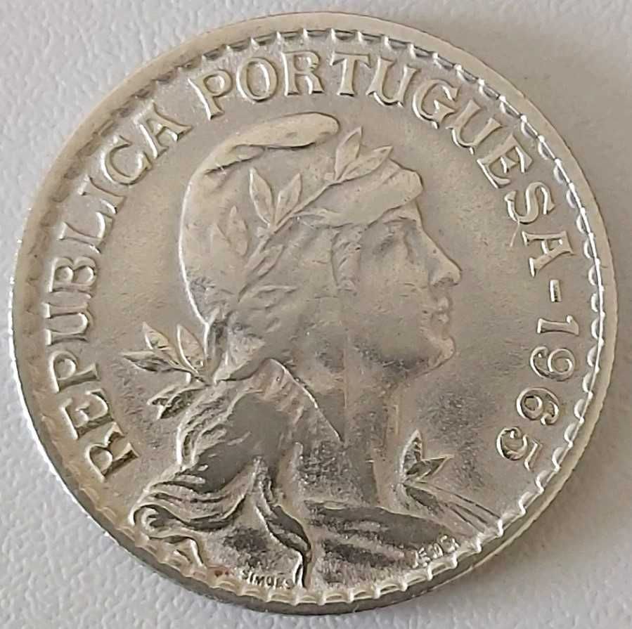 1 Escudo de 1965 da República Portuguesa