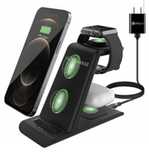 Ładowarka bezprzewodowa fast charge 3 w 1 JH12-A