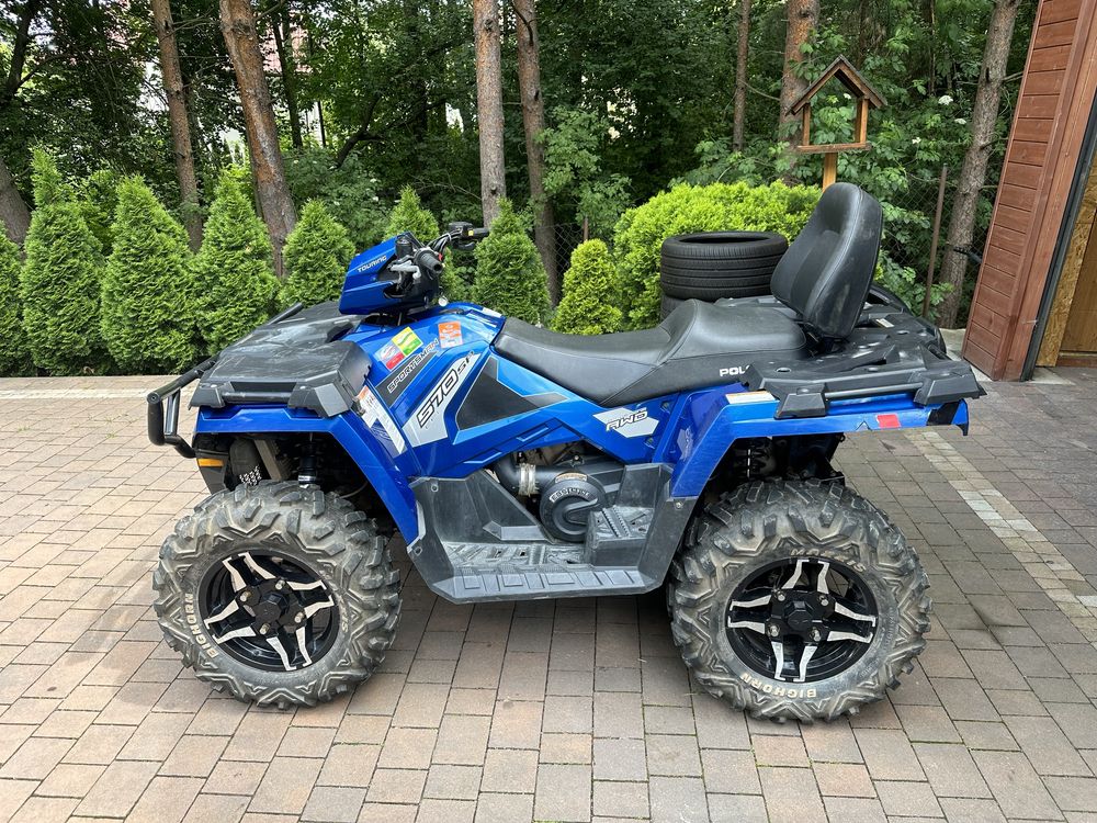 Polaris Sportsman 570 Touring zamiana na motocykl