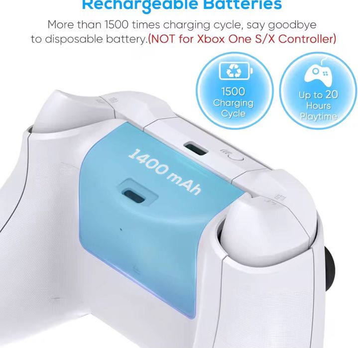 Зарядний пристрій/Підставка акумулятор Xbox Series S. Батарея 1400 mah