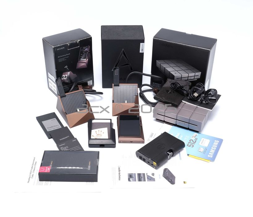 Astell & Kern AK380 +AK CD RIPPER +AK PEM13x2+Audio Technica AT-PHA100