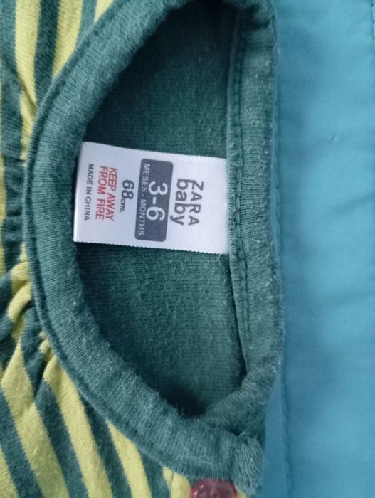 T-shirt manga comprida Zara