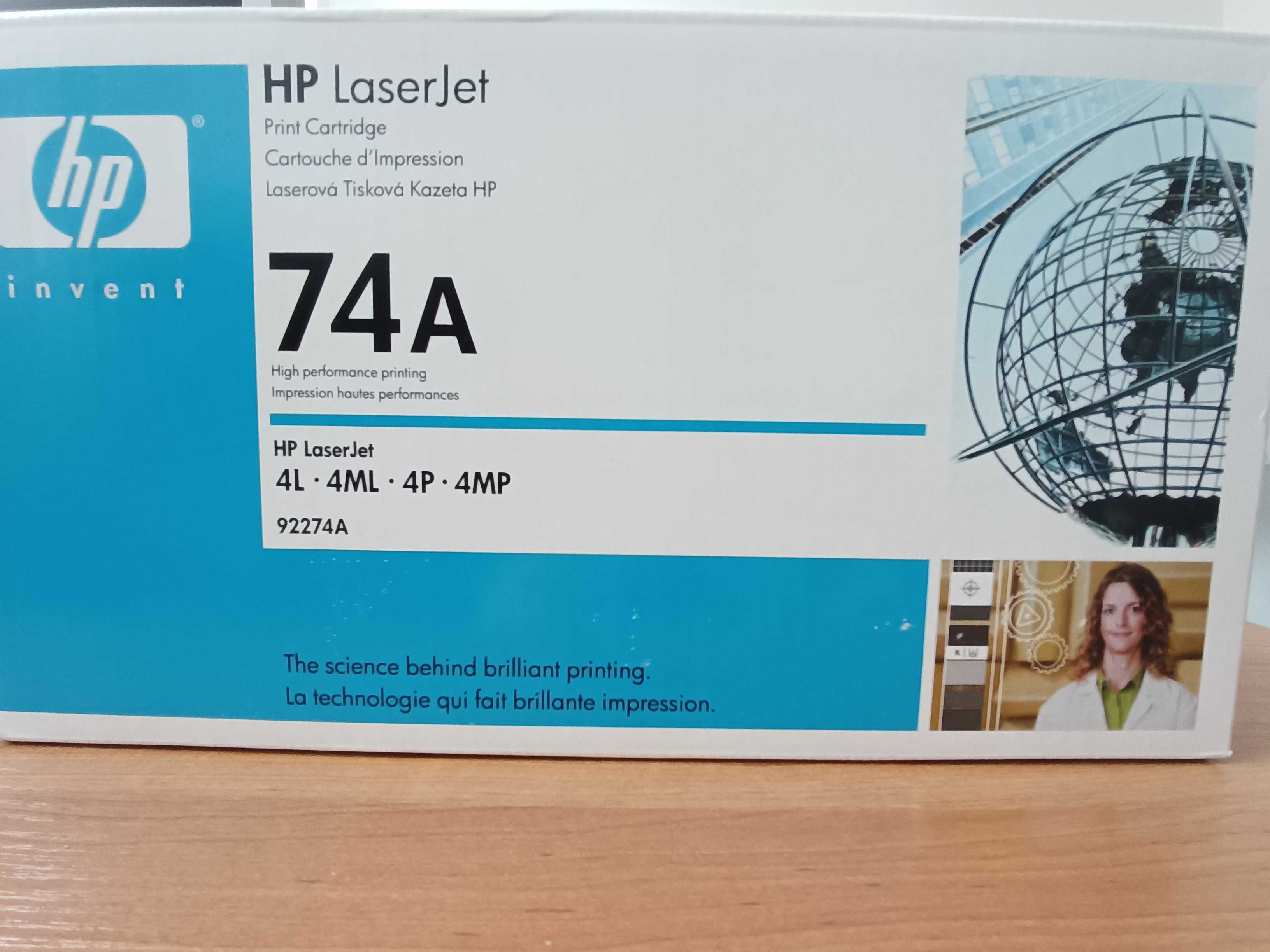 Oryginalny nowy toner czarny HP 92274A (74A/EP-P).