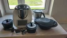Thermomix TM6, użyty kilka razy, długa gwarancja, dodatkowe naczynie