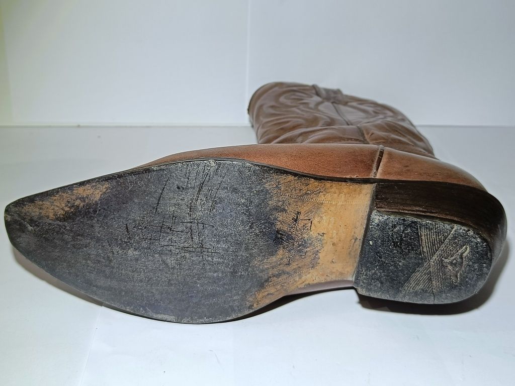 Skórzane Buty Kowbojskie Joe Sanchez  Rozmiar EU 43 (28cm)  Brązowe