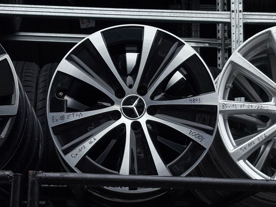 Felgi aluminiowe komplet Mercedes 8.0x18" 5x112 ET43 66.6 FU14843