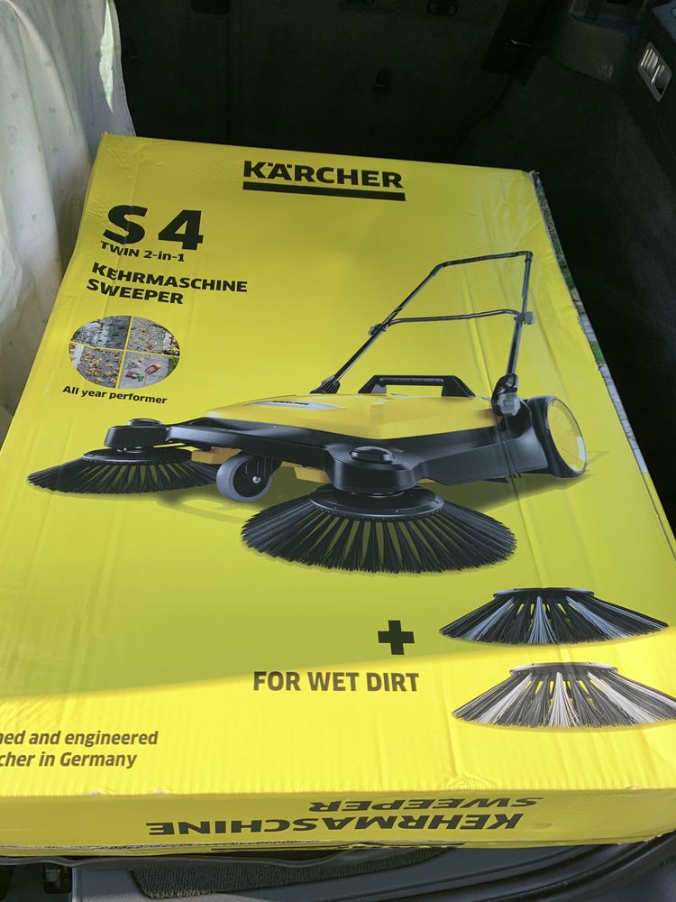 Підмітальна машина karcher s4 twin 2 in 1подметальная машина s 4