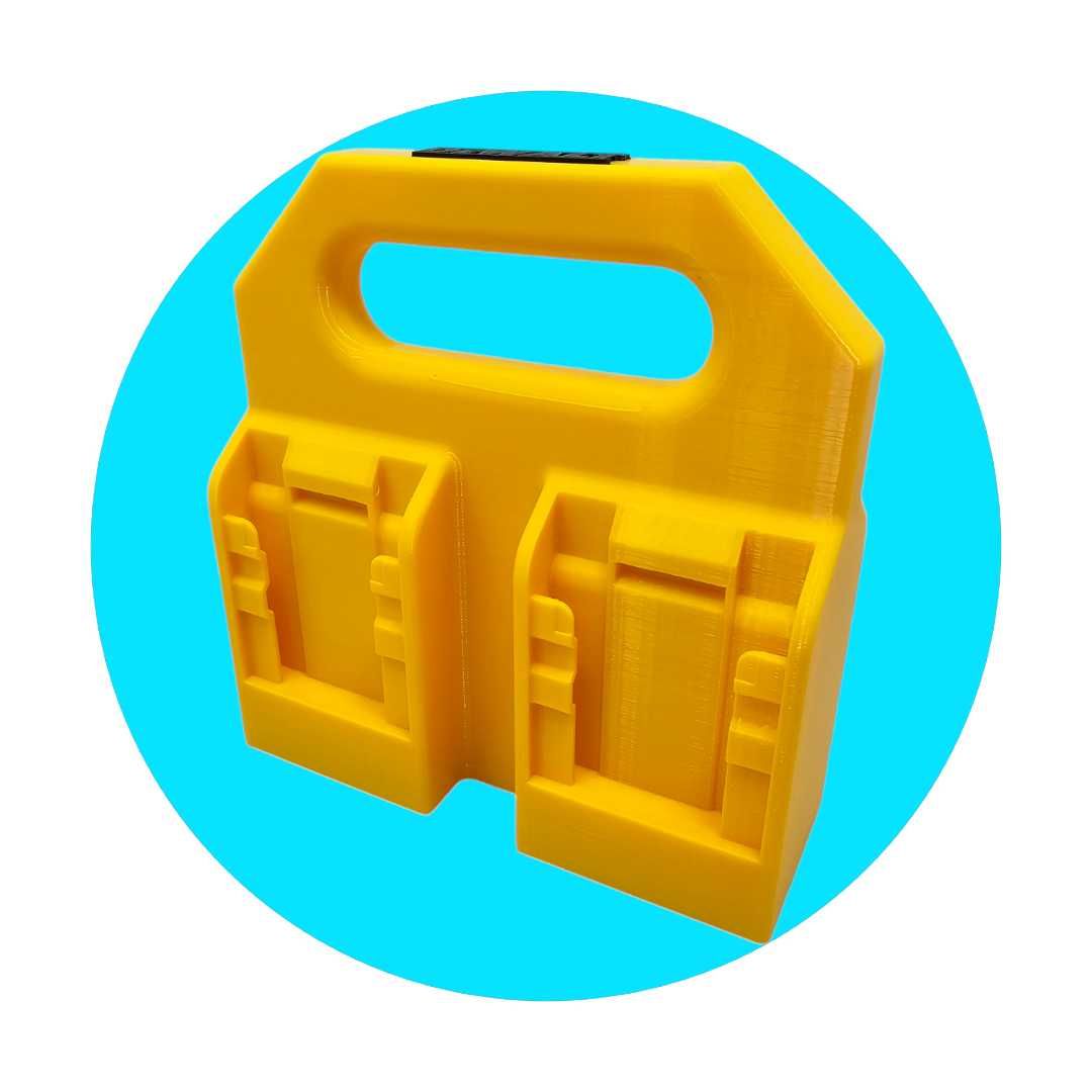 Uchwyt Organizer do Przenoszenia Baterii Akumulatorów DeWalt * 4x Akku