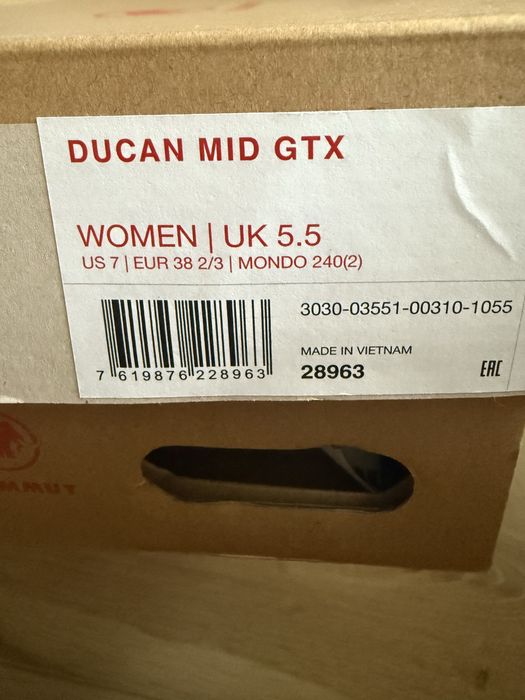 Buty Mammut gore-tex nowe oryginal damskie piękne