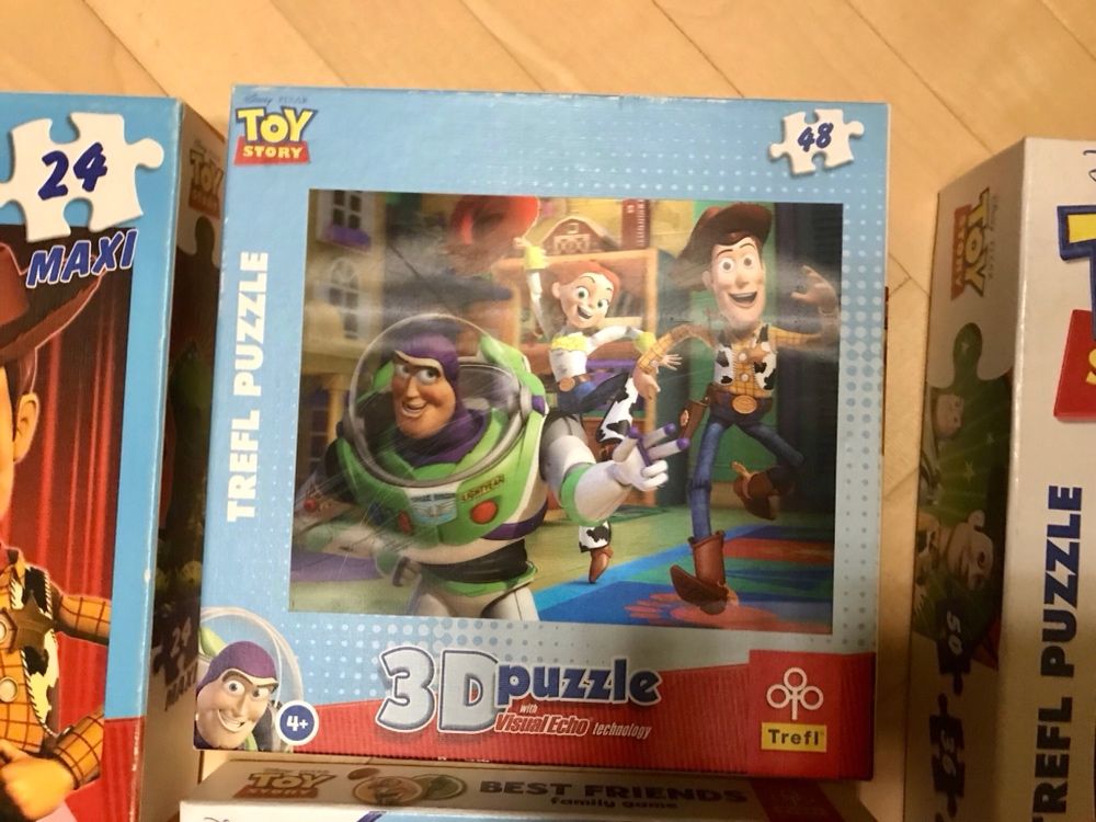 Zestaw Puzzle Disney Pixar „Toy story „ i gra „ Best friends”