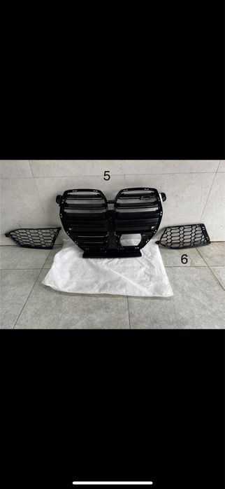Grill bmw m3 g80/g81/g82 kratki zderzaka oem