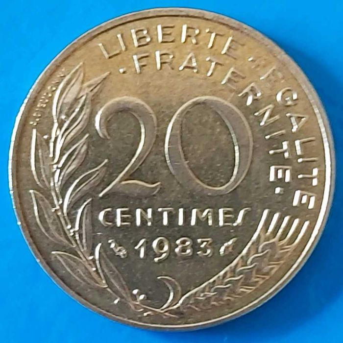 20 Cêntimos de 1983 de França