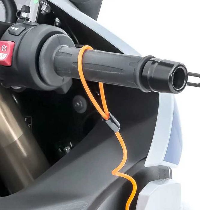 Замок на тормозной диск с сигнализацией и тросом напоминания ЯКІСТЬ