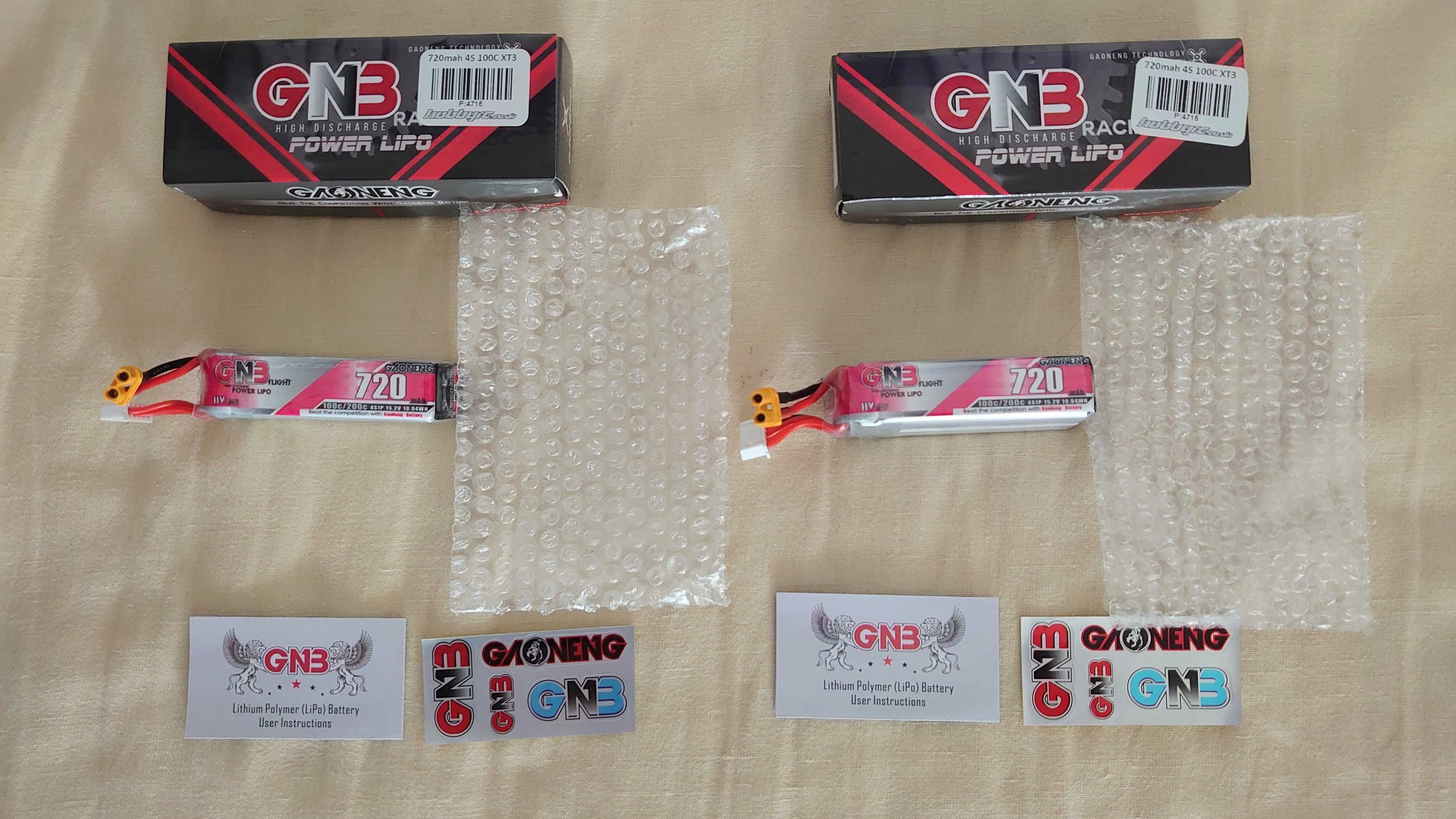 Baterias Lipo Gaoneng (GNB) 720mAh 4S HV (XT30)