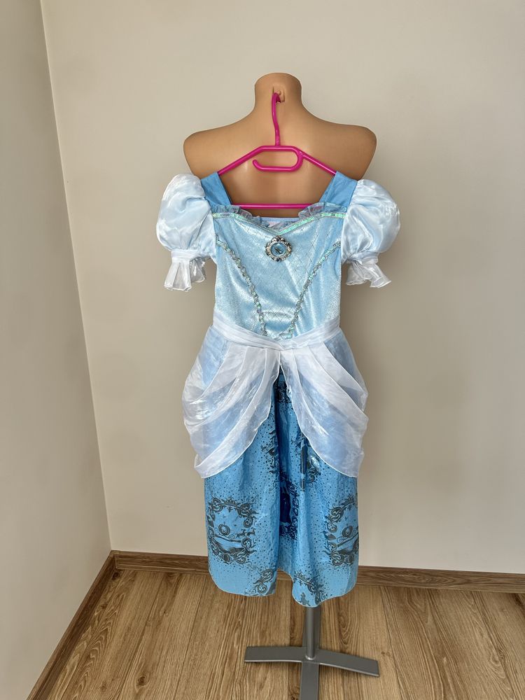 Strój przebranie na bal przebierańców Disney Kopciuszek 116 cm