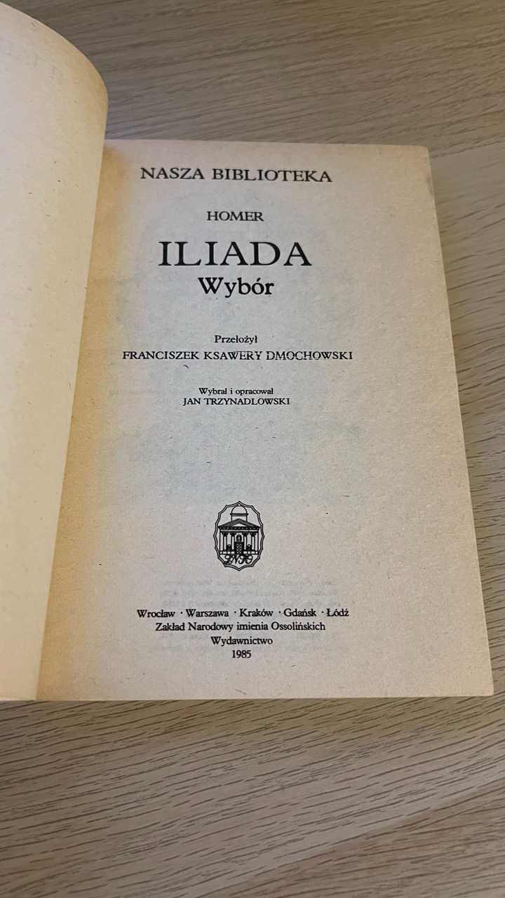 Książka Iliada - Homer
