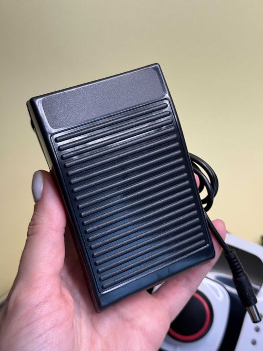 Фрезер для манікюру з педаллю SIMEI DM-206 Біло-Чорний (45W/35000 Об.)