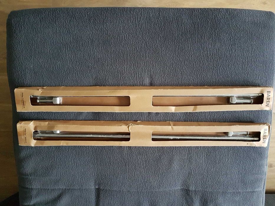 Nowy wieszak na ręczniki Reling Ikea BAREN Stal nierdzewna 2xszt.