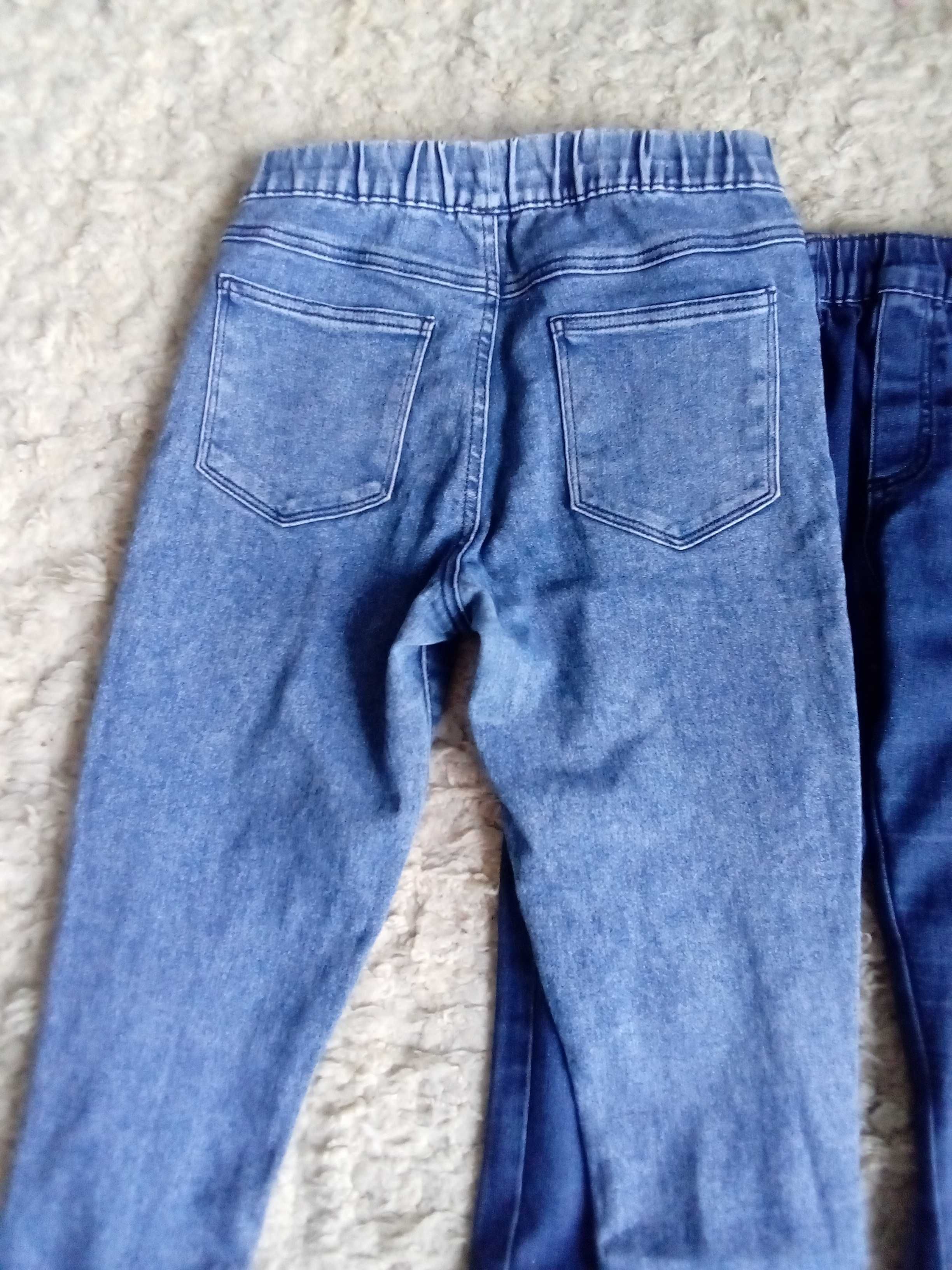 Zestaw ubrań bawełnianych spodni dziewczęcych damskich 164 S jeansy