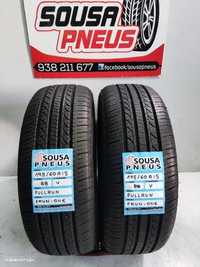 2 pneus semi novos 195-60r15 fullron - oferta dos portes