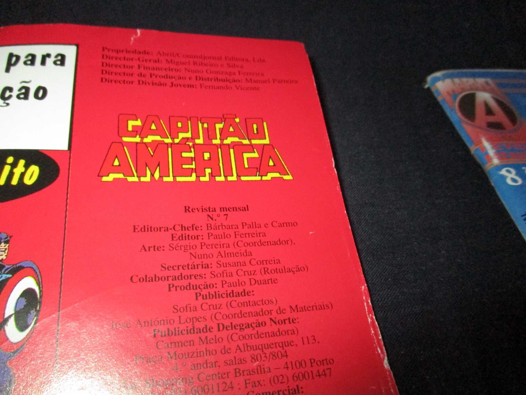 Livros BD Almanaque do Capitão América Abril