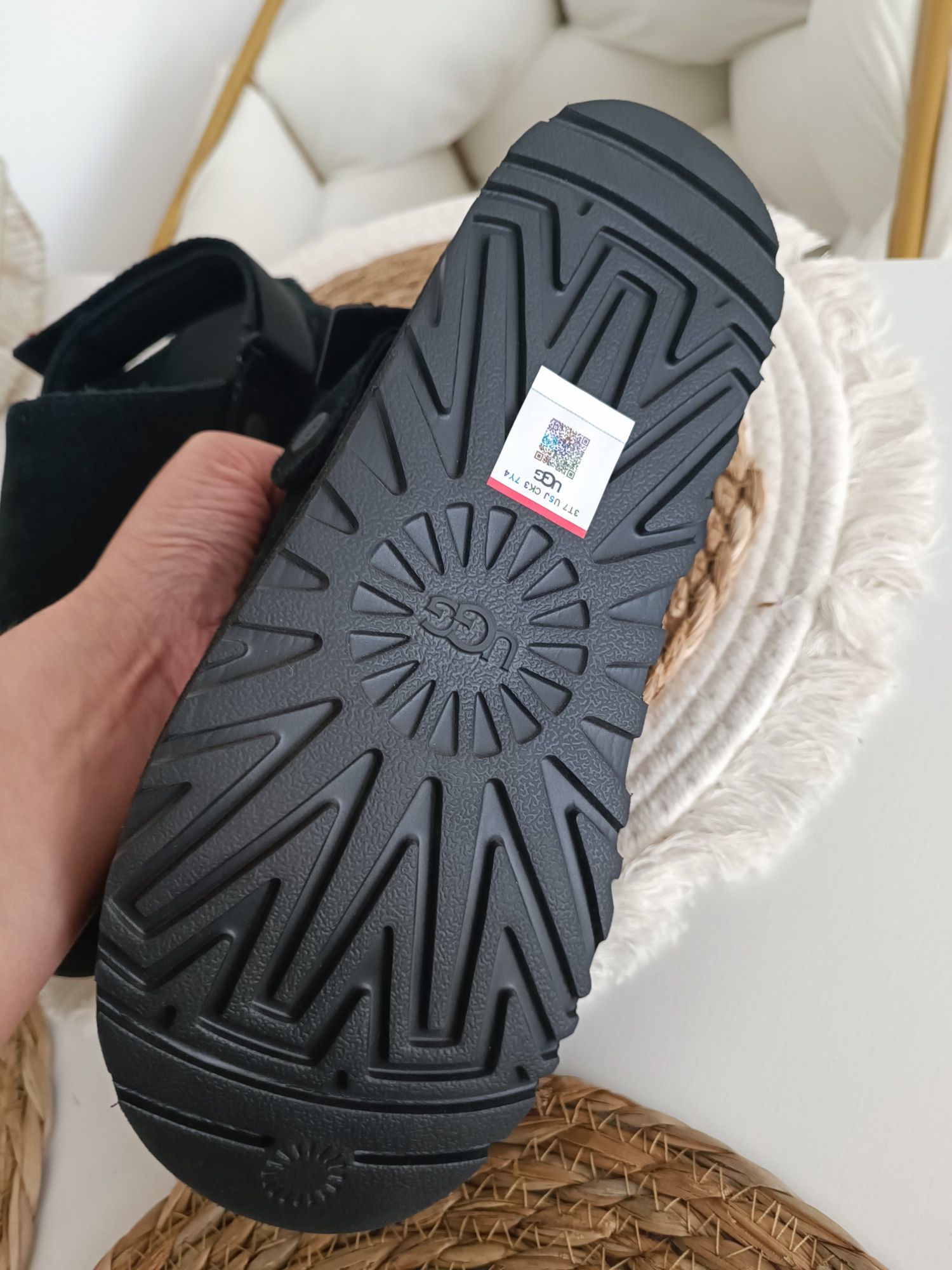 Nowe Ugg Clog klapki zamsz 39