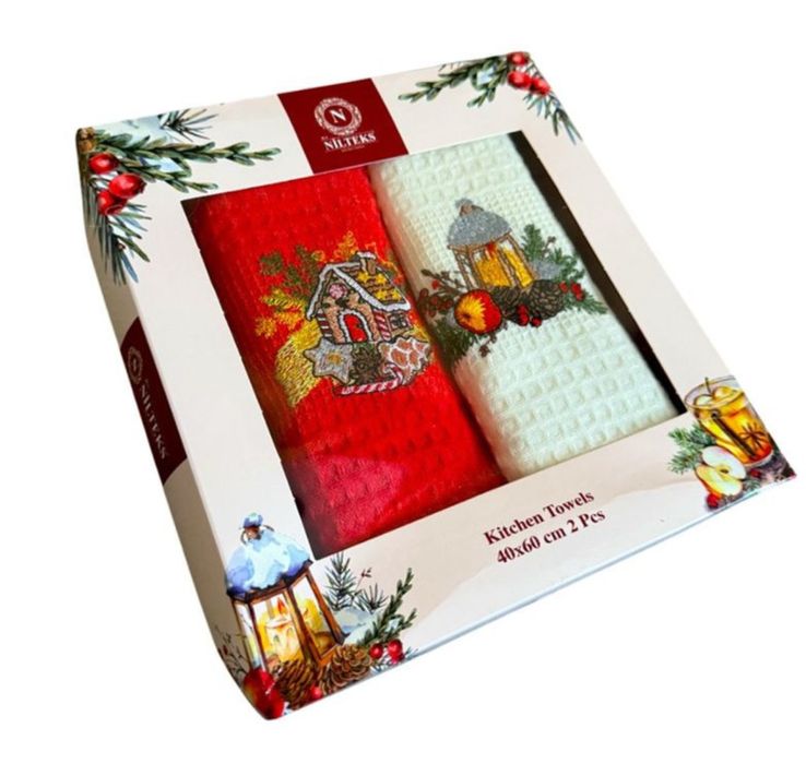 Набори рушників новорічні корпоративні