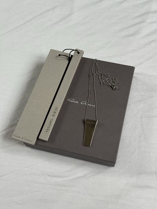 Rick Owens Trunk Pendant Necklace