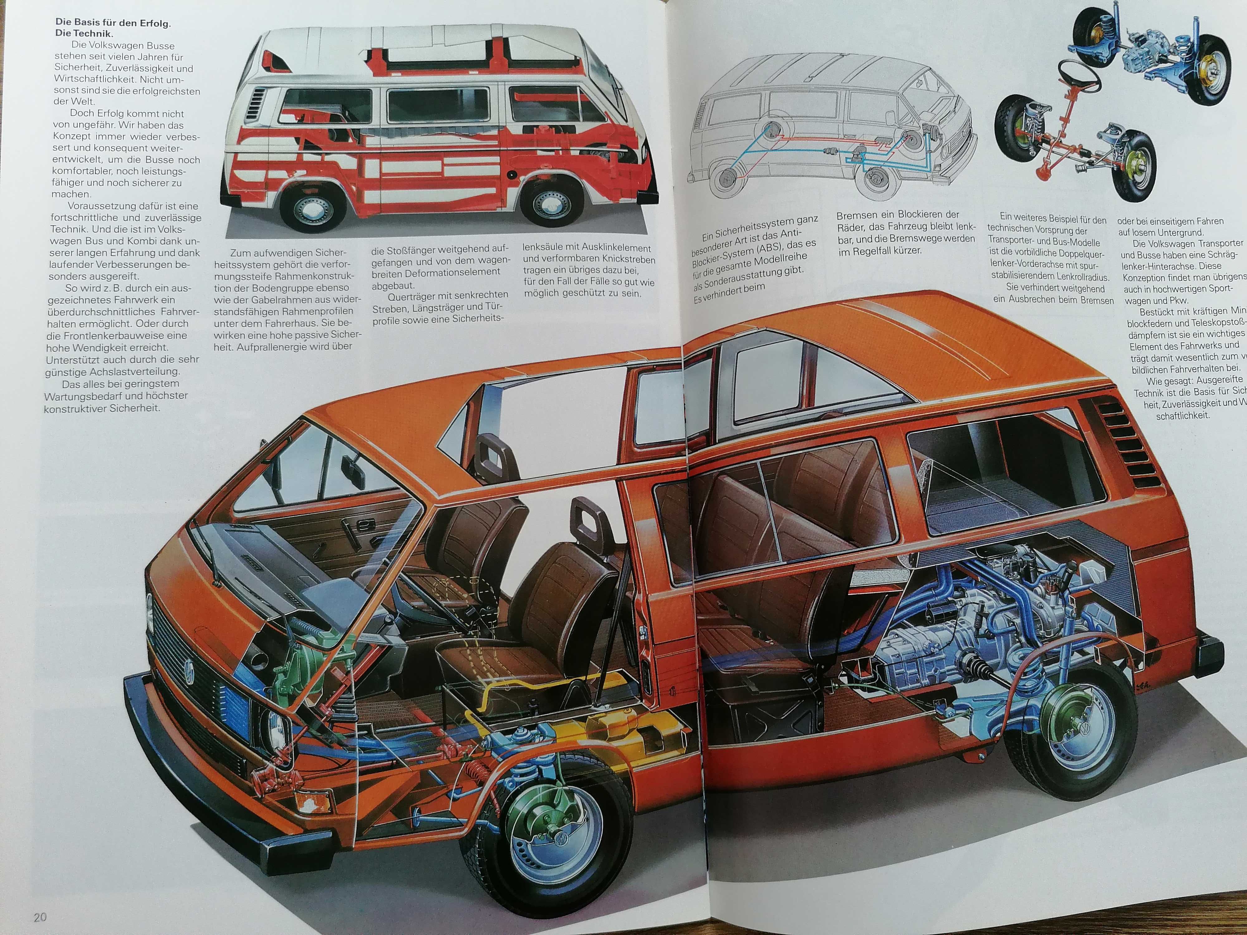 Prospekt VW T3 Caravelle