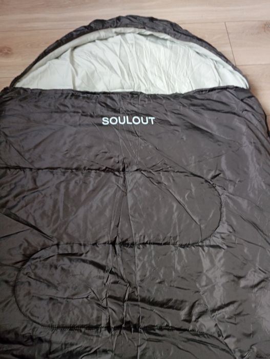 Śpiwór SONGMICS trekkingowy całoroczny ciepły 220 x 83 cm