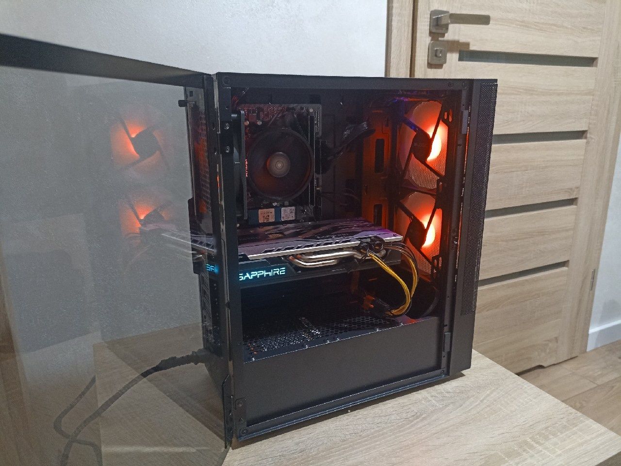 Komputer do gier AMD Ryzen 5 2600|RX580 4GB|16GB RAM|256GB Nvme