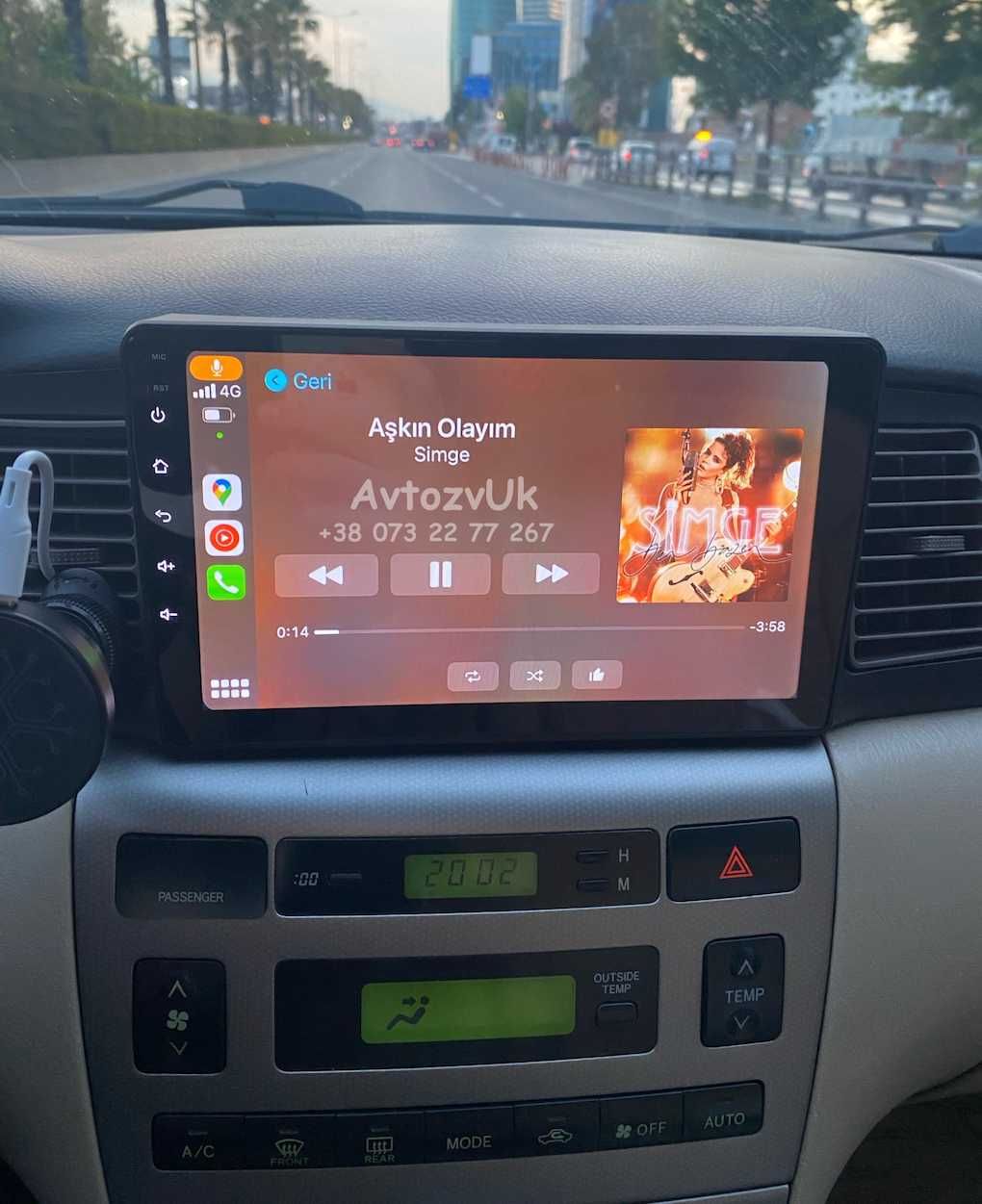 Магнитола TOYOTA Prado Corolla Camry Auris RAV4 2 дин CarPlay Android