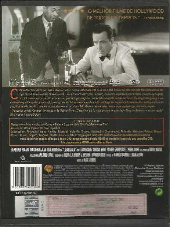 Casablanca (edição caixa snapper)