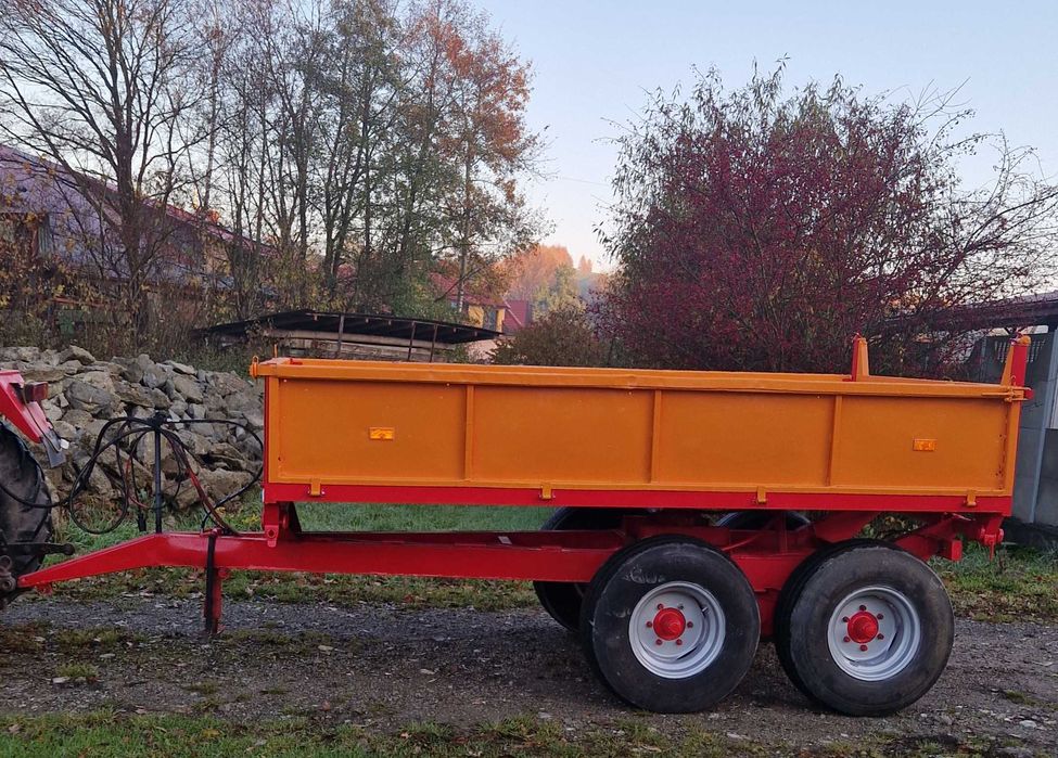 Przyczepa Miedema Tandem 3 strony kiper