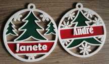Bolinhas de natal personalizadas