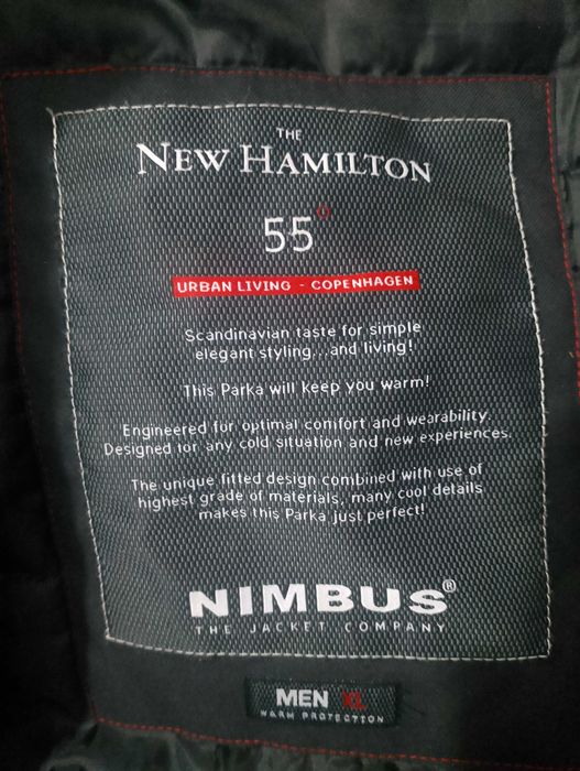 Зимняя  мужская парка nimbus , р50-52