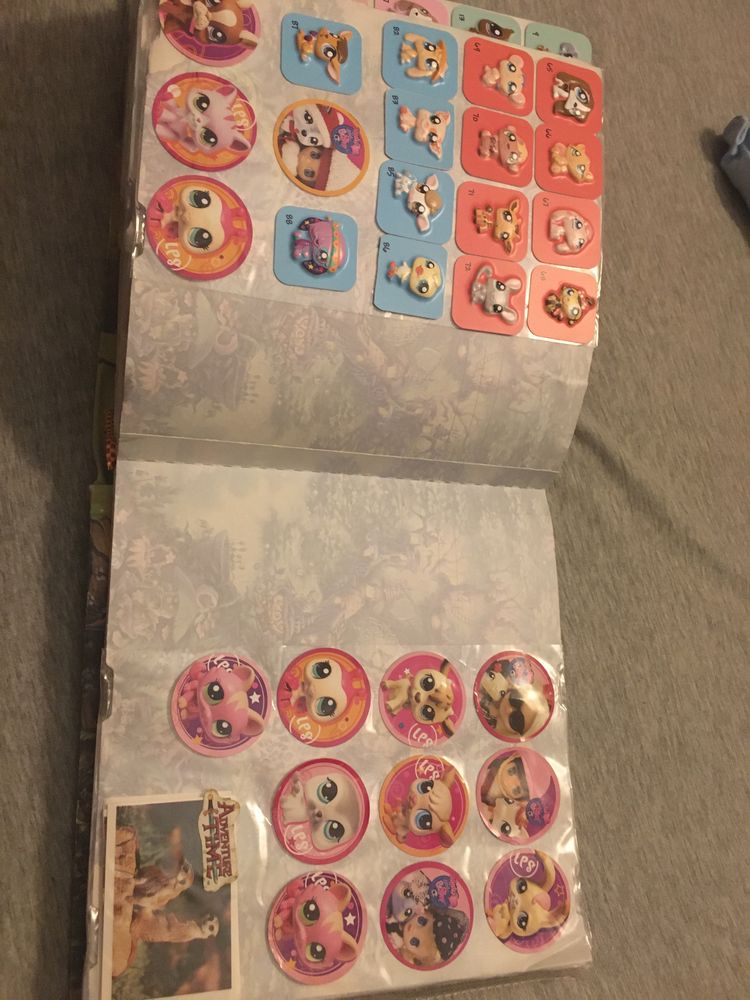 Наклейки littlest pet shop lps животные