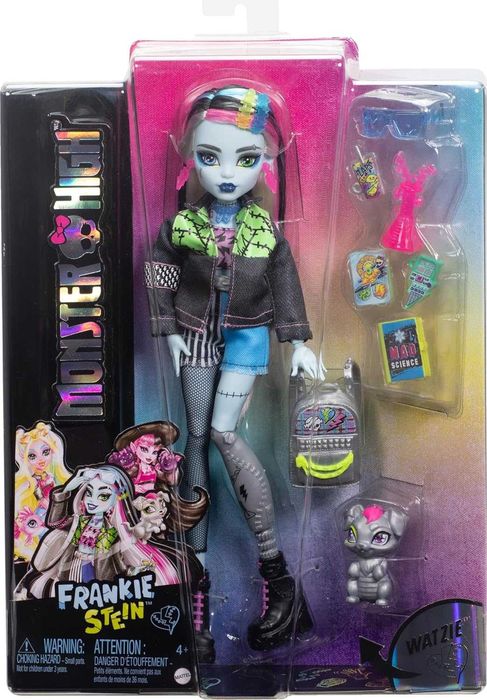 Монстер Хай Френкі Штейн Denim Monster High Frankie Stein with Pet Dog