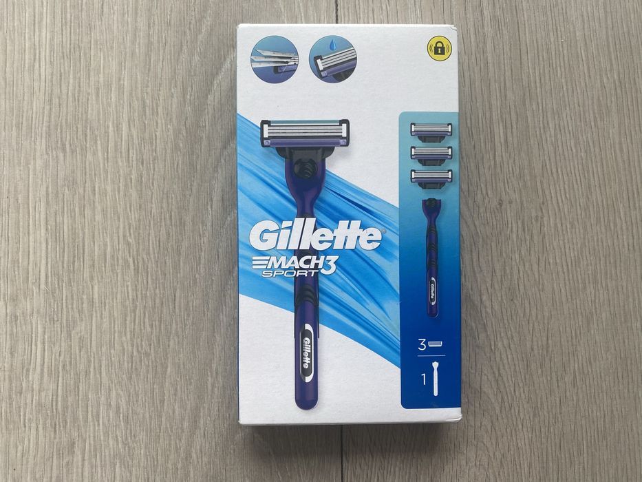 Nowa Maszynka Gillette Mach3 Sport +3 wkłady ostrza Okazja