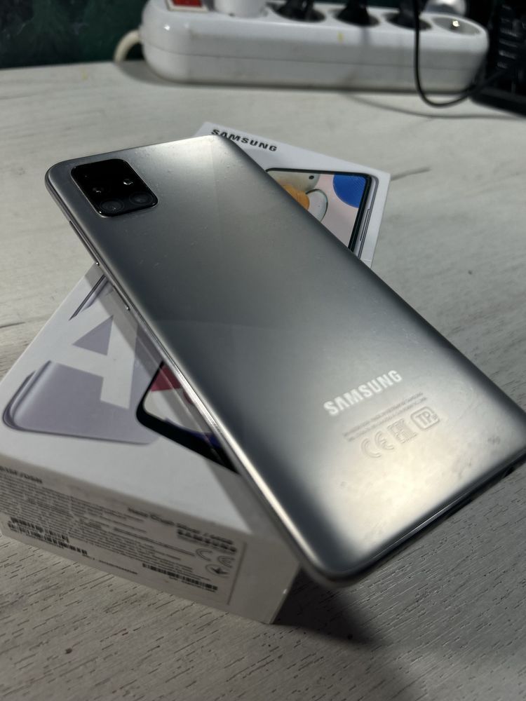 Смартфон Samsung Galaxy A51 64GB Haze Crush Silver